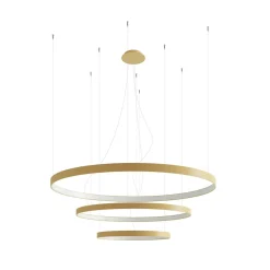Fashion MyMobel Sollux Lámpara RIO 3 55/78/110 dorada LED 4000K 4000K