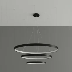 Best MyMobel Sollux Lámpara RIO 3 55/78/110 LED negro 4000K 4000K