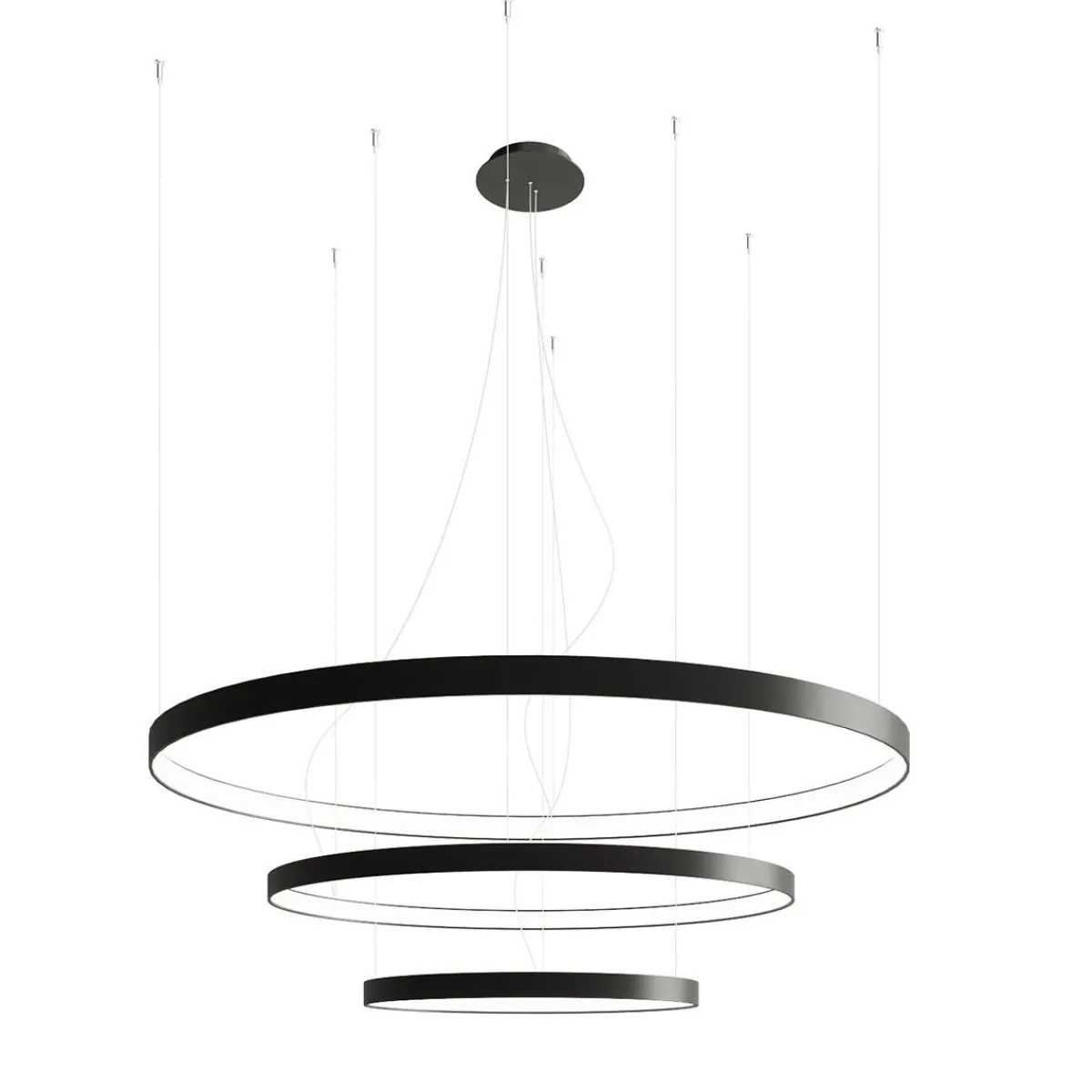 Discount MyMobel Sollux Lámpara RIO 3 55/78/110 negra 3000K 3000K