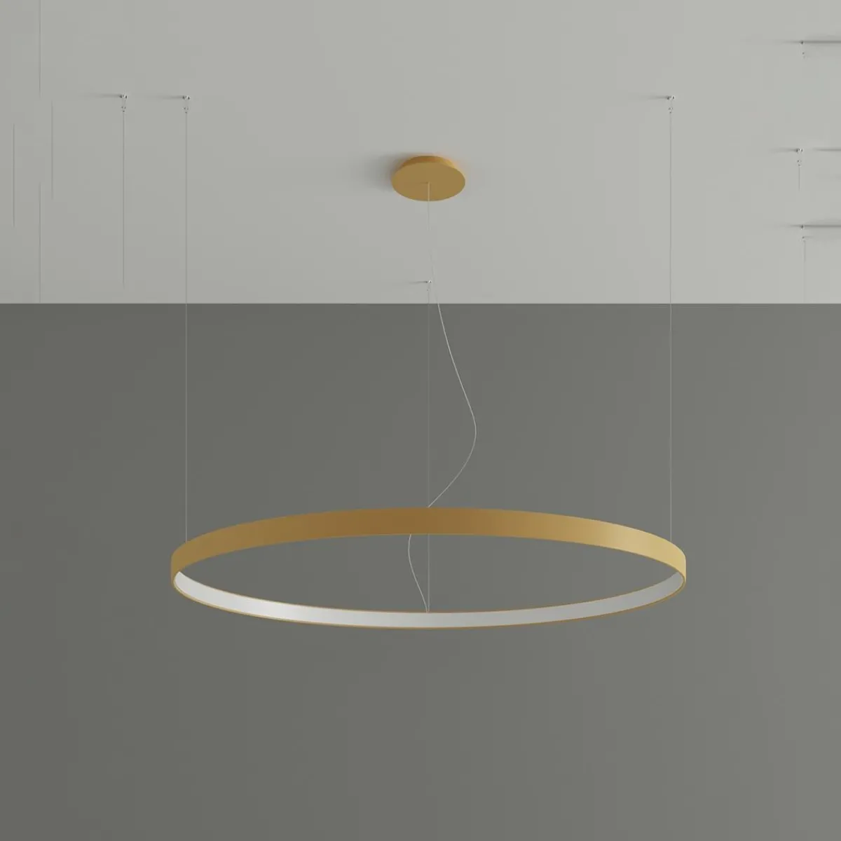 Best MyMobel Sollux Lámpara RIO 110 dorada LED 4000K 4000K