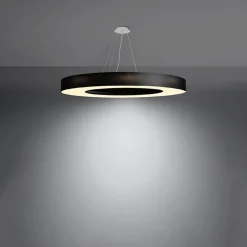 New MyMobel Sollux Lámpara SATURNO SLIM 90 negra