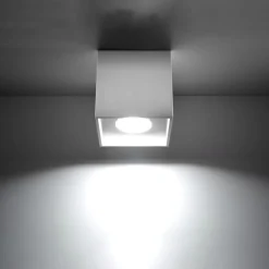Discount MyMobel Sollux Plafón QUAD 1 blanco