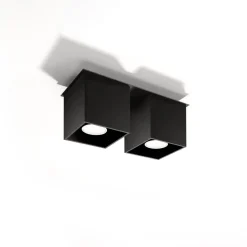 Best MyMobel Sollux Plafón QUAD 2 negro