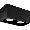 Hot MyMobel Sollux Plafón QUAD negro