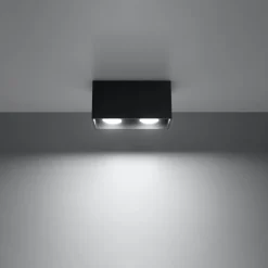 Hot MyMobel Sollux Plafón QUAD negro