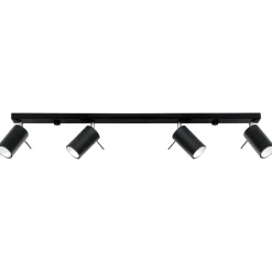 Sale MyMobel Sollux Plafón RING 4L negro