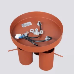 Discount MyMobel Sollux Plafón RING 3P rojo ocre N/A