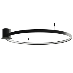 Discount MyMobel Sollux Plafón RIO 110 negro 4000K 4000K