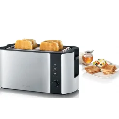 Outlet MyMobel TOSTADOR SEVERIN AT2590 LARGO DOBLE INOX