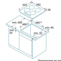 Best MyMobel VITROCERAMICA BALAY 3EB715LR 3F Z.28CM BISEL 5700W 60CM